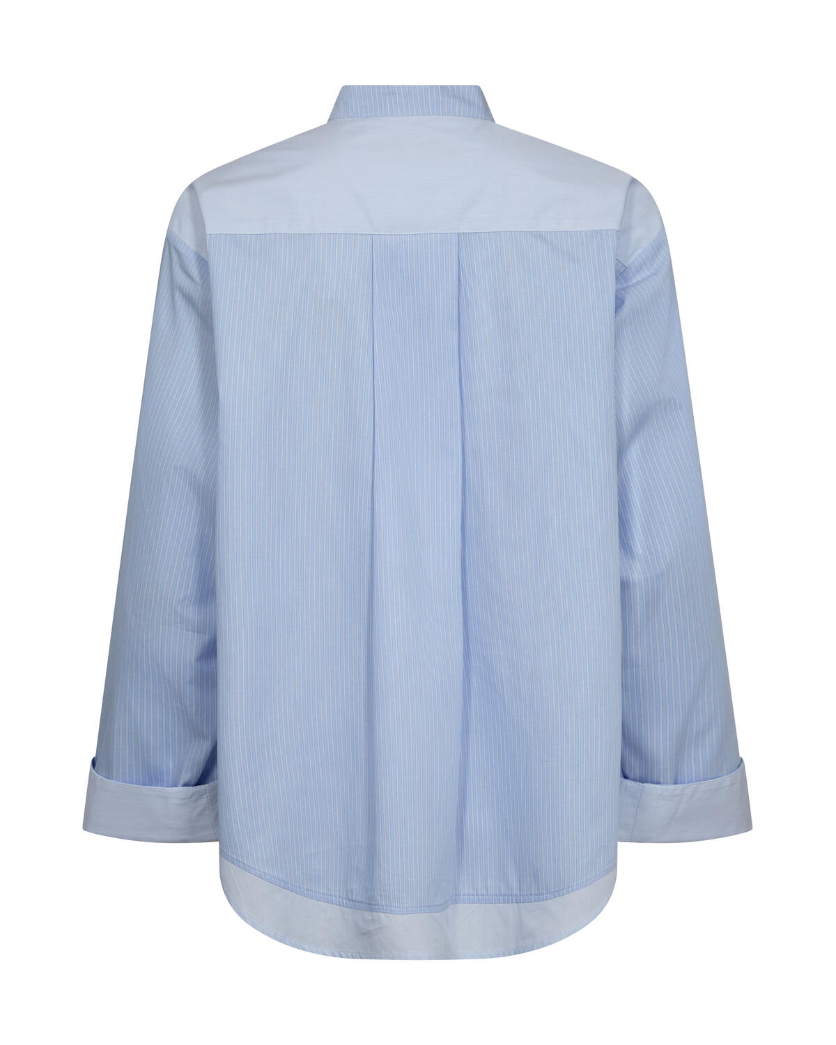 Bronwyn Stripe skjorte – Brunnera Blue
